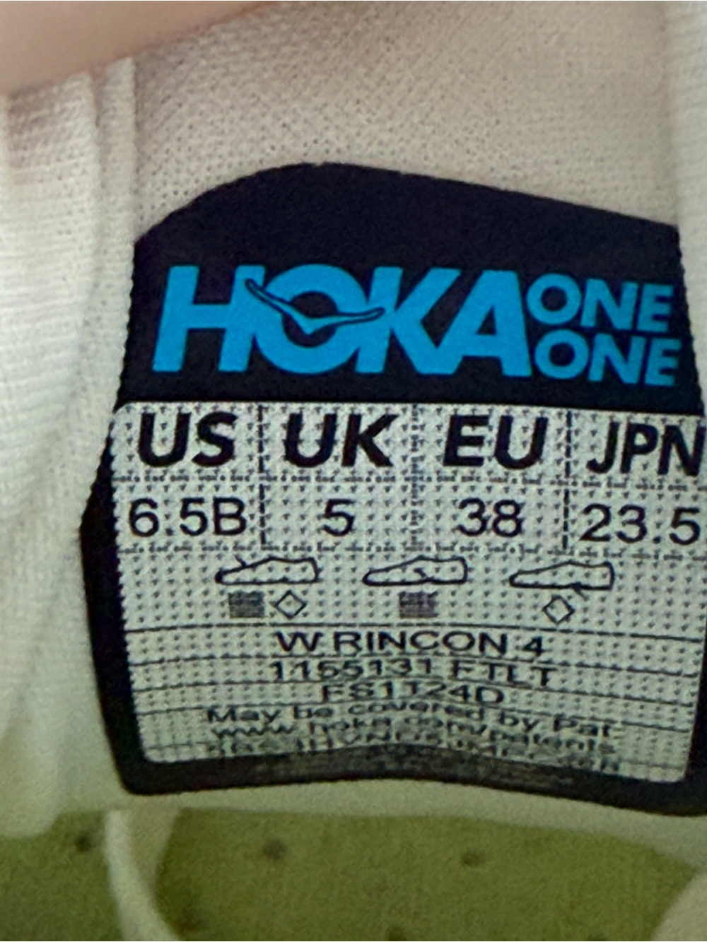 Hoka Rincon 4 Women’s Size 6.5 B Running Shoes - Picture 9 of 9